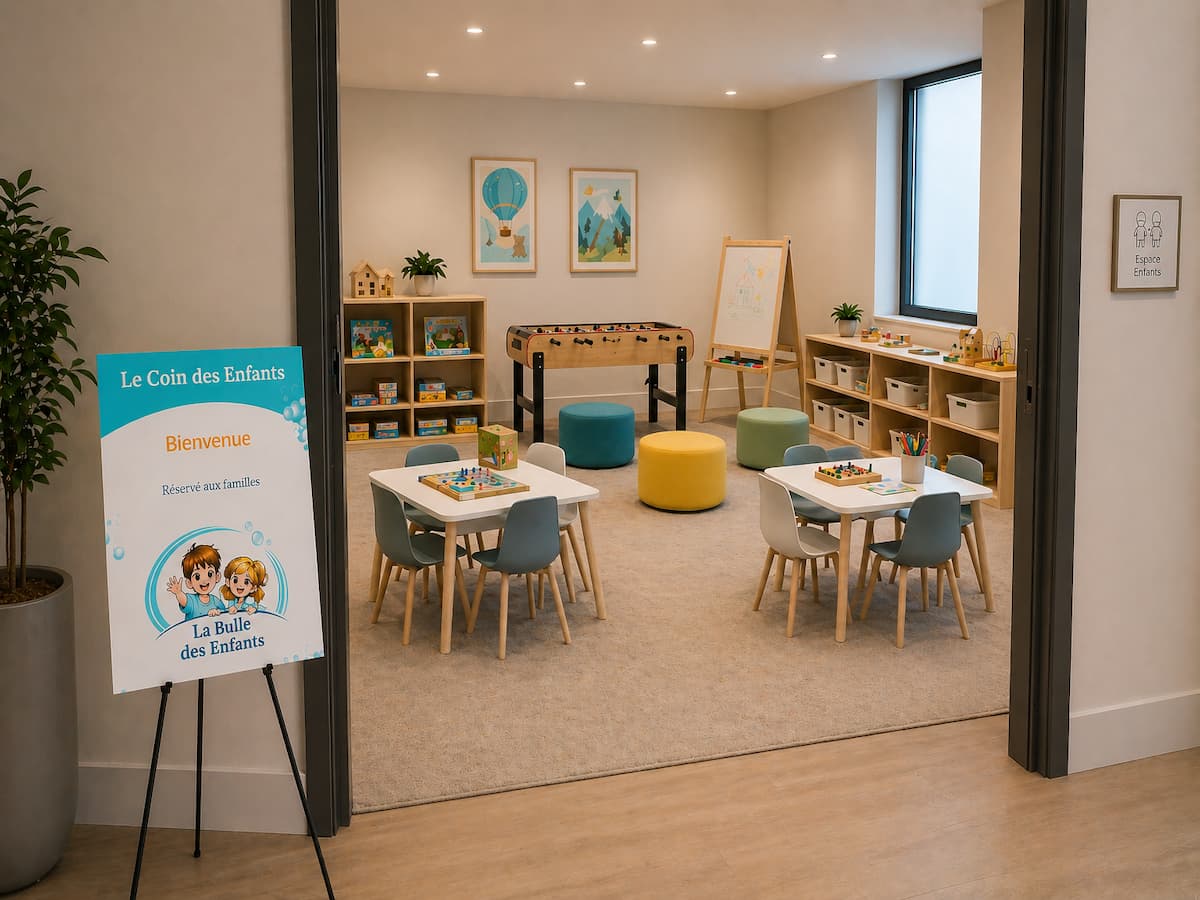 Espace enfant pour événement professionnel